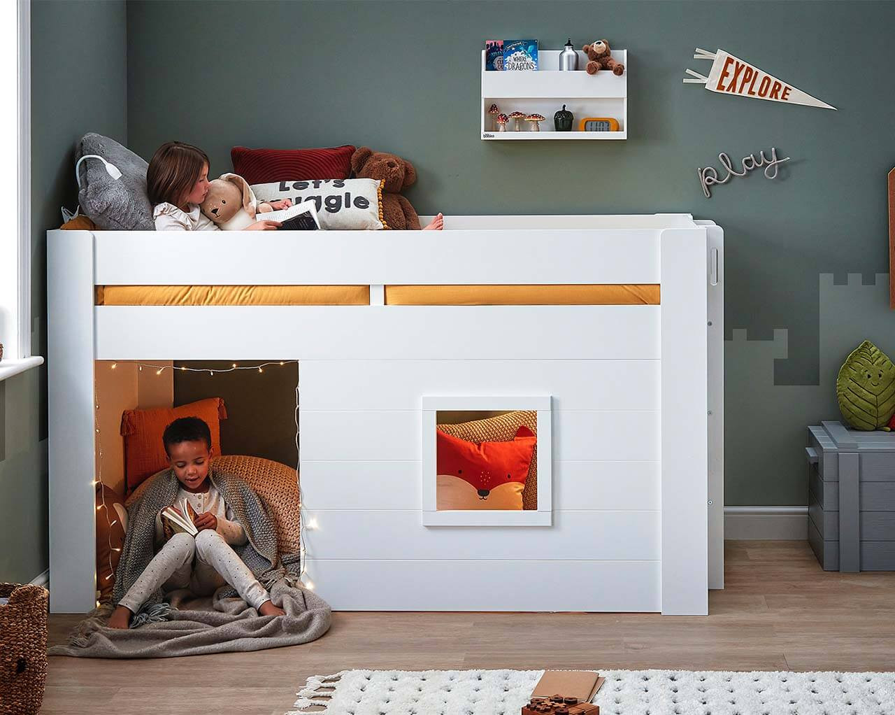 mid sleeper bed for teenager